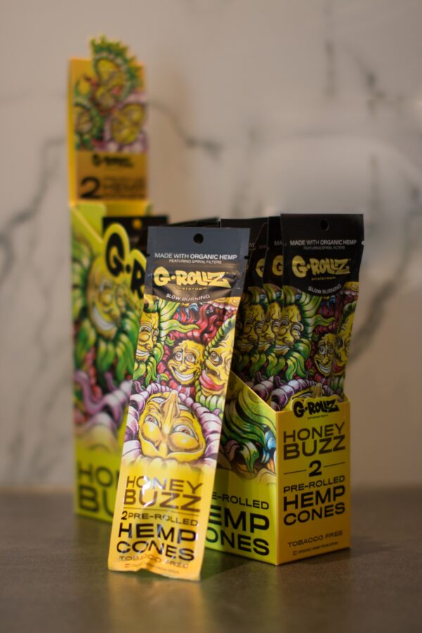 G-ROLLZ Hemp cones Honey Buzz