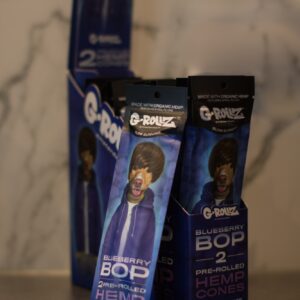 G-ROLLZ Hemp cones Blueberry Bop