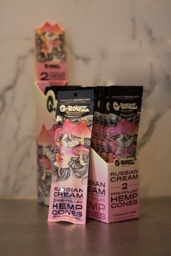 G-ROLLZ Hemp Cones Russian Cream