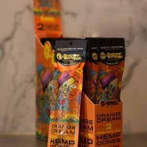 G-ROLLZ Hemp Cones Orange Dream